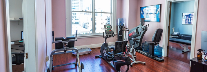 Chiropractic Downtown Los Angeles CA exercise room